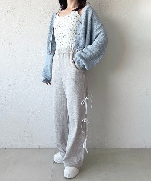 apres jour（アプレジュール）の「スウェットリボンパンツ（その他パンツ・レディース・ブラック/ピンク/グレー・X-LARGE/フリー）」の11枚目の写真