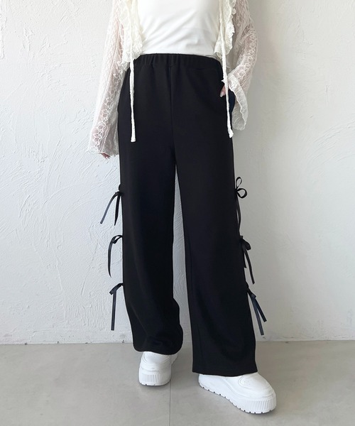 apres jour（アプレジュール）の「スウェットリボンパンツ（その他パンツ・レディース・ブラック/ピンク/グレー・X-LARGE/フリー）」の20枚目の写真