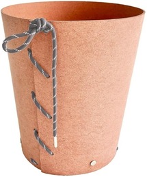 sarasa design（サラサデザイン）の「b2c リサイクルレザー×パラコード（ダストボックス）」