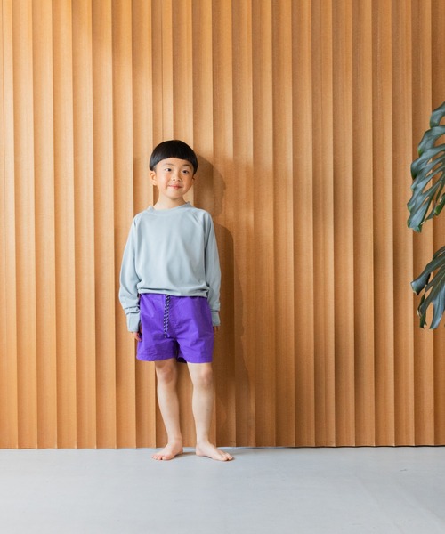 LOWRYS FARM（ローリーズファーム）の「ユニセットＵＰＳＷＩＭ　 323895（水着・キッズ・カーキ/ブルー/パープル・150cm/140cm/130cm/120cm/110cm）」の3枚目の写真