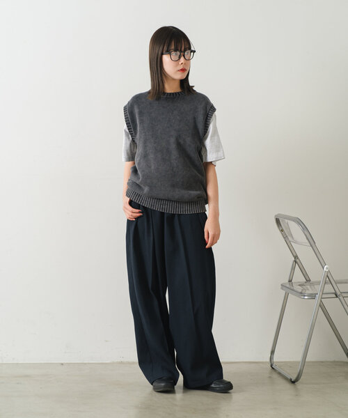 WHIMSIC（ウィムジック）の「*【WHIMSIC】スーベニアTシャツ（Tシャツ/カットソー・レディース・ライトグレー/ホワイト/ブラック/ベージュ・FREE）」の13枚目の写真