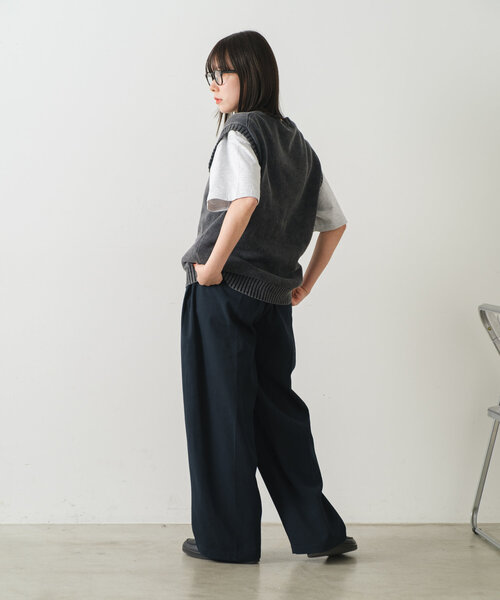 WHIMSIC（ウィムジック）の「*【WHIMSIC】スーベニアTシャツ（Tシャツ/カットソー・レディース・ライトグレー/ホワイト/ブラック/ベージュ・FREE）」の15枚目の写真