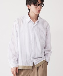 Long Sleeve Layered Stripe Shirt / ロングスリ―ブレイヤードストライプシャツ