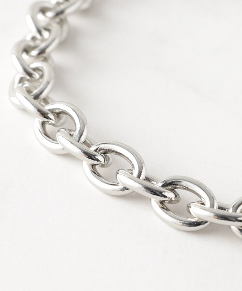 TAKEO KIKUCHI（タケオキクチ）の「オーバルチェーンブレスレット（ブレスレット・メンズ・シルバー系/シルバー・00）」の6枚目の写真
