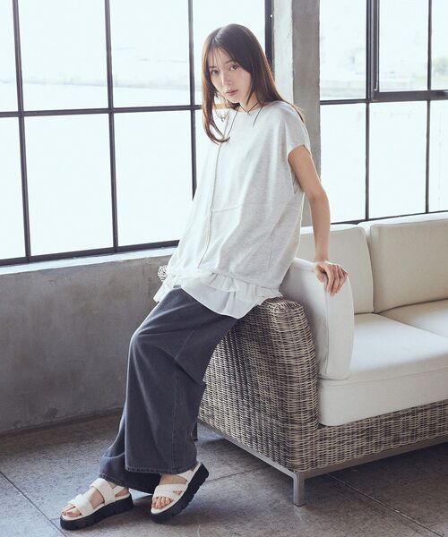 ORiental TRaffic(オリエンタルトラフィック)の「ORiental TRaffic パデットサンダル(サンダル・レディース・グリーン/ブラック/ホワイト・S/M/L)」の16枚目の写真