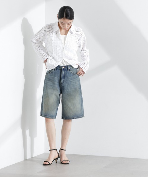 Wrangler（ラングラー）の「Wrangler/DENIM SHORTS（デニムパンツ・レディース・ブルー/その他1・S/XS）」の9枚目の写真