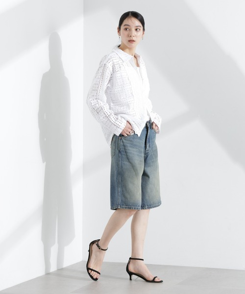 Wrangler（ラングラー）の「Wrangler/DENIM SHORTS（デニムパンツ・レディース・ブルー/その他1・S/XS）」の4枚目の写真