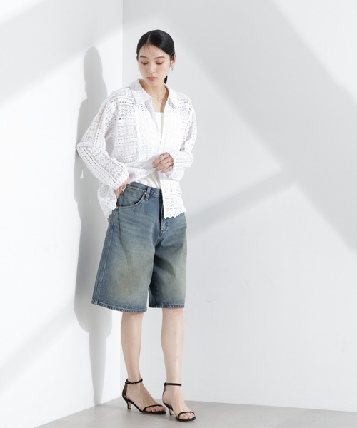 Wrangler（ラングラー）の「Wrangler/DENIM SHORTS（デニムパンツ・レディース・ブルー/その他1・S/XS）」の8枚目の写真