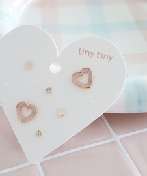 tiny tiny（ティニーティニー）の「ハート3SETピアス[tiny tiny(ティニーティニー)]（ピアス（両耳用））」