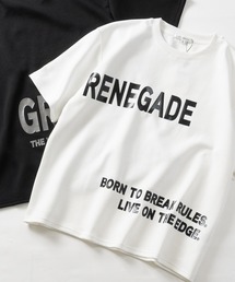 【13】ラスターロゴプリント ポンチTシャツ