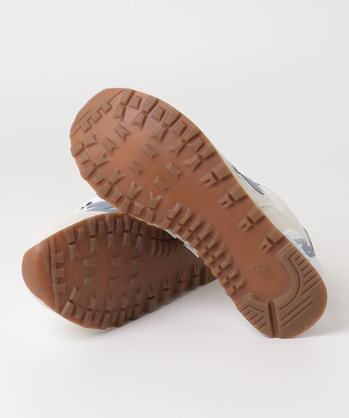 NEW BALANCE（ニューバランス）の「ニューバランス New Balance 574_（スニーカー・レディース・ホワイト×ブルー・23.0cm/23.5cm/24.0cm/24.5cm/25.0cm）」の3枚目の写真