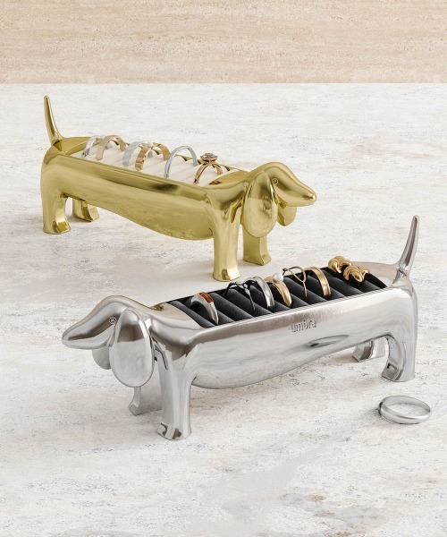 entre square（アントレスクエアー）の「UMBRA/ダックスフント リングホルダー ブラス(ゴールド)（収納グッズ・レディース・ゴールド・ONE SIZE）」の11枚目の写真