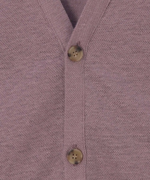Paul Smith（ポールスミス）の「カラーリネン 鹿の子 カーディガン / 153505 337B（カーディガン/ボレロ・メンズ・ライトグリーン/ローズ/ネイビー・MEDIUM/LARGE/X-LARGE）」の11枚目の写真