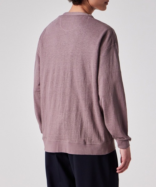 Paul Smith（ポールスミス）の「カラーリネン 鹿の子 カーディガン / 153505 337B（カーディガン/ボレロ・メンズ・ライトグリーン/ローズ/ネイビー・MEDIUM/LARGE/X-LARGE）」の21枚目の写真