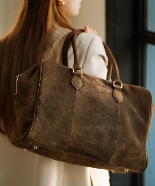 HAYNI（ヘイニ）の「Donusa ドヌサ 復刻版（ボストンバッグ・レディース・ブラウン/ダークブラウン・FREE）」の8枚目の写真