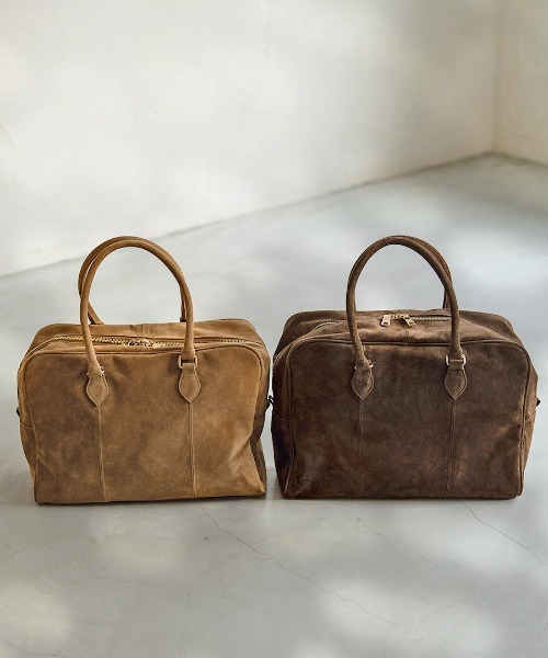 HAYNI（ヘイニ）の「Donusa ドヌサ 復刻版（ボストンバッグ・レディース・ブラウン/ダークブラウン・FREE）」の12枚目の写真