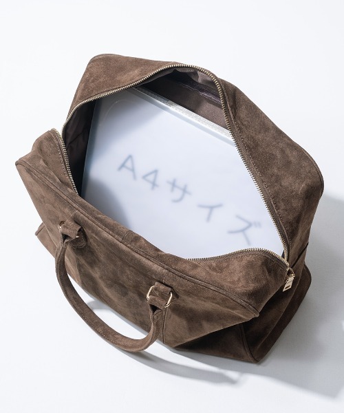 HAYNI（ヘイニ）の「Donusa ドヌサ 復刻版（ボストンバッグ・レディース・ブラウン/ダークブラウン・FREE）」の3枚目の写真