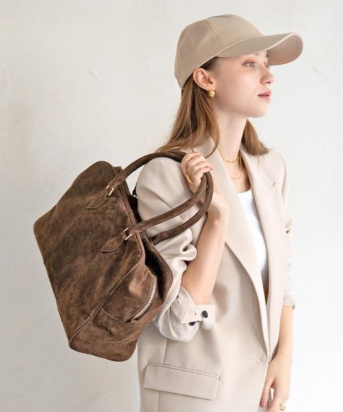 HAYNI（ヘイニ）の「Donusa ドヌサ 復刻版（ボストンバッグ・レディース・ブラウン/ダークブラウン・FREE）」の6枚目の写真