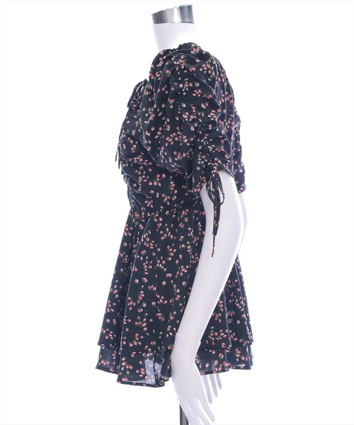 CLEAR BASIC（クリアベーシック）の「ドロストリボンペプラムブラウス[バレエコア 着回し抜群]≪SS新作≫（シャツ/ブラウス・レディース・イエロー/オフホワイト/ネイビー/ブラック系その他/ホワイト系その他・F）」の11枚目の写真