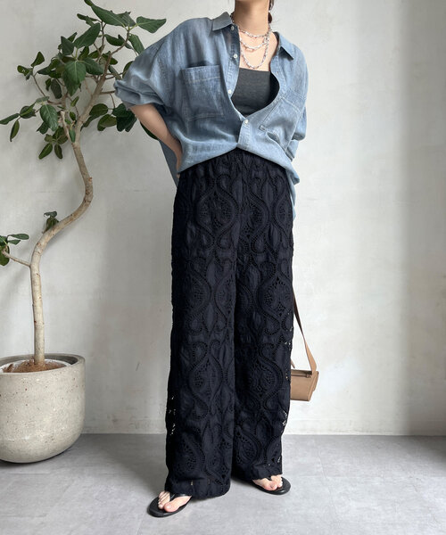 DouDou（ドゥドゥ）の「レースパンツ（その他パンツ）」 - WEAR