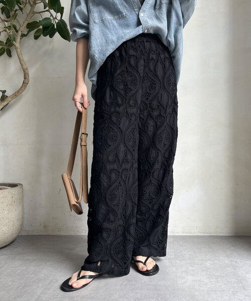 【新品】DOUDOU レースパンツ DouDou パンツ レースパンツ レディース : ZOZOTOWN Yahoo!店