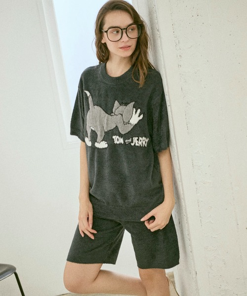 【かりん】プルオーバー&ロングパンツセットune nana cool ウンナナクール トムとジェリー × une nana cool