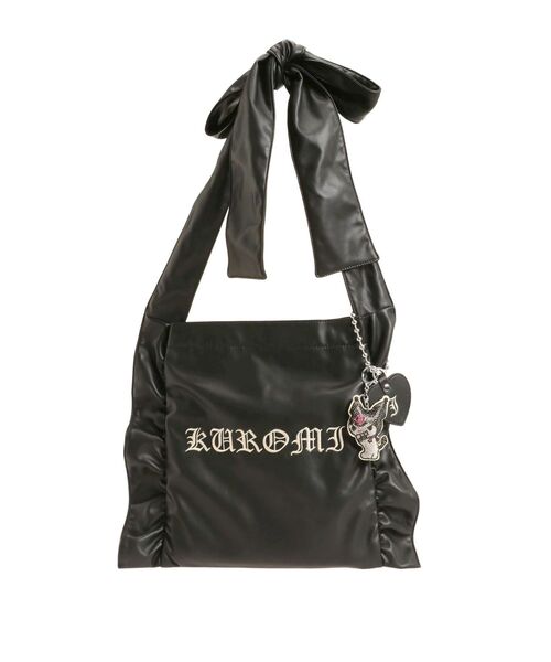セール】【メロクロコラボ】KUROMIリボントートBAG（トートバッグ