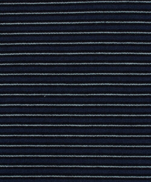 Yonetomi（ヨネトミ）の「【別注】＜Yonetomi＞ GARMENT DYE BORDER T-SHIRT/ガーメントダイ ボーダーTシャツ（Tシャツ/カットソー・メンズ・グレー系/ダークブラウン/ダークグレー/ネイビー/ベージュ・1/2/4/3）」の9枚目の写真