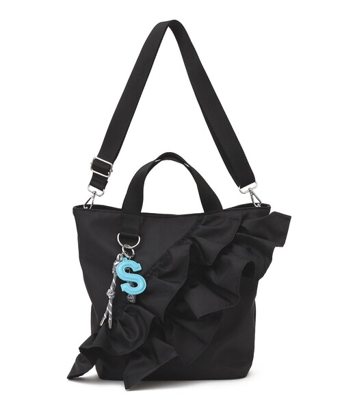 SHIPS（シップス）の「【WEB限定】チャーム 付き フリル トート（トートバッグ・レディース・ブラウン/ブラック/グレー/ベージュ・ONE SIZE）」の12枚目の写真