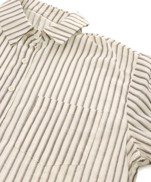 ANAP（アナップ）の「ラメストライプシャツ（シャツ/ブラウス・レディース・ブラック/ブルー/ピンク・FREE）」の16枚目の写真