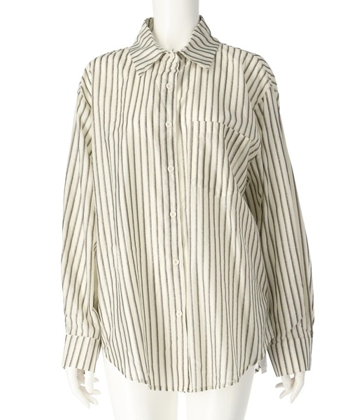 ANAP（アナップ）の「ラメストライプシャツ（シャツ/ブラウス・レディース・ブラック/ブルー/ピンク・FREE）」の18枚目の写真