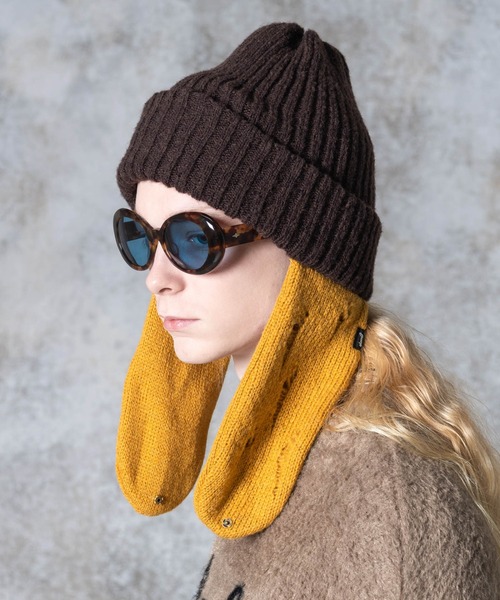 glamb（グラム）の「Flight Knit Cap / フライトニットキャップ（キャップ・メンズ・ブラック/ブラウン/グレー・FREE）」の3枚目の写真