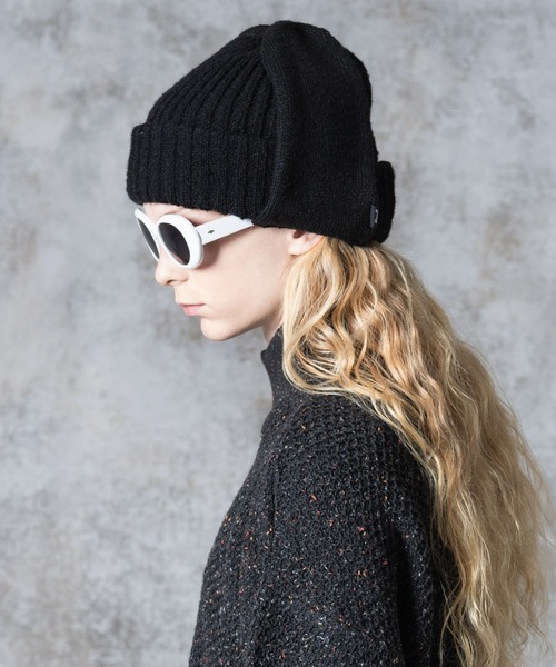 glamb（グラム）の「Flight Knit Cap / フライトニットキャップ（キャップ・メンズ・ブラック/ブラウン/グレー・FREE）」の8枚目の写真