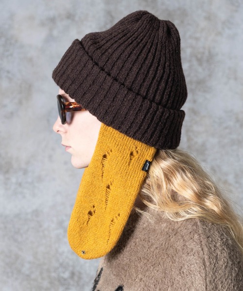 glamb（グラム）の「Flight Knit Cap / フライトニットキャップ（キャップ・メンズ・ブラック/ブラウン/グレー・FREE）」の12枚目の写真