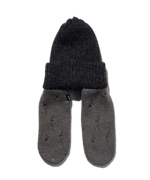 glamb（グラム）の「Flight Knit Cap / フライトニットキャップ（キャップ・メンズ・ブラック/ブラウン/グレー・FREE）」の5枚目の写真