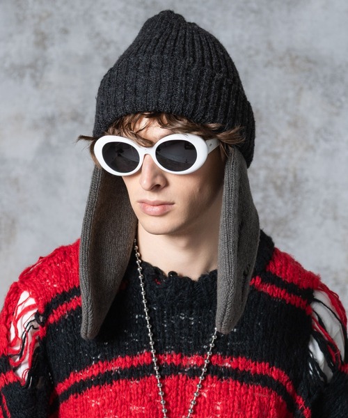 glamb（グラム）の「Flight Knit Cap / フライトニットキャップ（キャップ・メンズ・ブラック/ブラウン/グレー・FREE）」の10枚目の写真