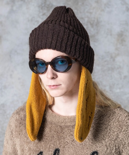 glamb（グラム）の「Flight Knit Cap / フライトニットキャップ（キャップ・メンズ・ブラック/ブラウン/グレー・FREE）」の11枚目の写真