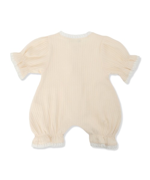 Rosemadame（ローズマダム）の「リブ× レース ベビー退院着セット（ベビーギフト・キッズ・サックスブルー/アイボリー/オフホワイト・FREE）」の17枚目の写真