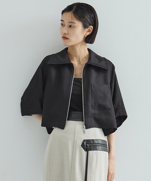 STUDIOUS/ステュディオス】Half Sleeve Mesh Shirt/ハーフ