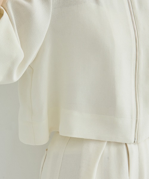 STUDIOUS ハーフスリーブメッシュシャツ STUDIOUS ブラウス シャツ 「STUDIOUS/ステュディオス」Half