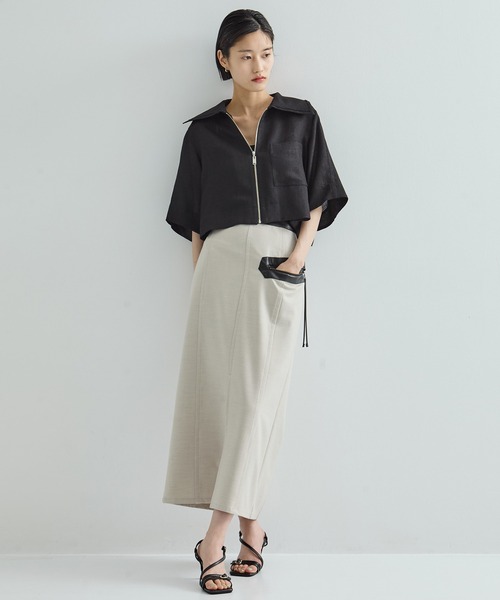 トップス SINSS sinss Half sleeve mesh knit shirt MIDSUMMER KNIT TEE – Shinzone