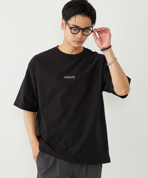 SHIPS Colors(シップス カラーズ)の「SHIPS Colors:〈UVカット・接触冷感・吸水速乾〉ハイスペック メッシュ Tシャツ(Tシャツ/カットソー・メンズ・ブラック/ダークグレー/ネイビー・MEDIUM/LARGE/X-LARGE)」の2枚目の写真