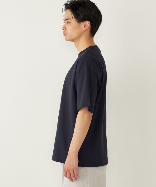 SHIPS Colors(シップス カラーズ)の「SHIPS Colors:〈UVカット・接触冷感・吸水速乾〉ハイスペック メッシュ Tシャツ(Tシャツ/カットソー・メンズ・ブラック/ダークグレー/ネイビー・MEDIUM/LARGE/X-LARGE)」の16枚目の写真