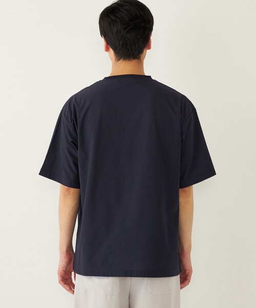 SHIPS Colors(シップス カラーズ)の「SHIPS Colors:〈UVカット・接触冷感・吸水速乾〉ハイスペック メッシュ Tシャツ(Tシャツ/カットソー・メンズ・ブラック/ダークグレー/ネイビー・MEDIUM/LARGE/X-LARGE)」の17枚目の写真