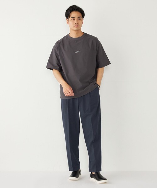 SHIPS Colors(シップス カラーズ)の「SHIPS Colors:〈UVカット・接触冷感・吸水速乾〉ハイスペック メッシュ Tシャツ(Tシャツ/カットソー・メンズ・ブラック/ダークグレー/ネイビー・MEDIUM/LARGE/X-LARGE)」の19枚目の写真