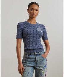 ローレンラルフローレン レディース 半袖 ニット トップス Ralph Lauren - RalphLauren(ラルフローレン) 半袖セーター