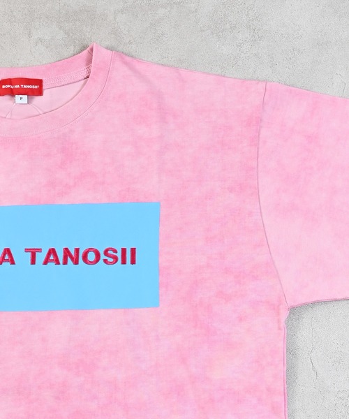 BOKU HA TANOSII（ボク　ハ　タノシイ）の「【BOKU HA TANOSII】別注ピグメントTee/おとな（Tシャツ/カットソー・レディース・ブラック/ホワイト/ピンク・170cm）」の4枚目の写真