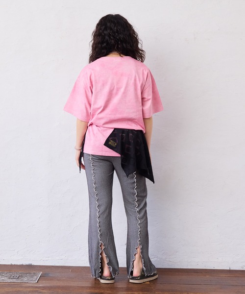 BOKU HA TANOSII（ボク　ハ　タノシイ）の「【BOKU HA TANOSII】別注ピグメントTee/おとな（Tシャツ/カットソー・レディース・ブラック/ホワイト/ピンク・170cm）」の15枚目の写真