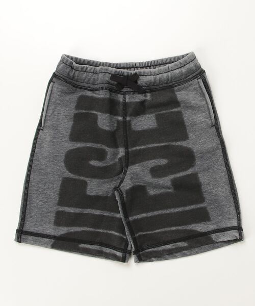 DIESEL KIDS(ディーゼルキッズ)の「DIESEL(ディーゼル)Kids & Junior ブランドロゴスウェットハーフパンツ(その他パンツ・キッズ・ブラック・8Y/16Y/14Y/12Y/10Y/6Y/4Y)」の1枚目の写真