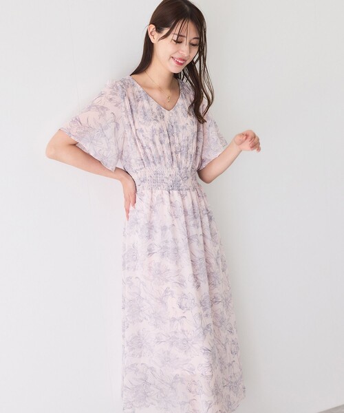 Jayro（ジャイロ）の「ミニプリーツフロントシフォンワンピース（ワンピース・レディース・ホワイト系その他/ブラック系その他/ピンク・M）」の14枚目の写真